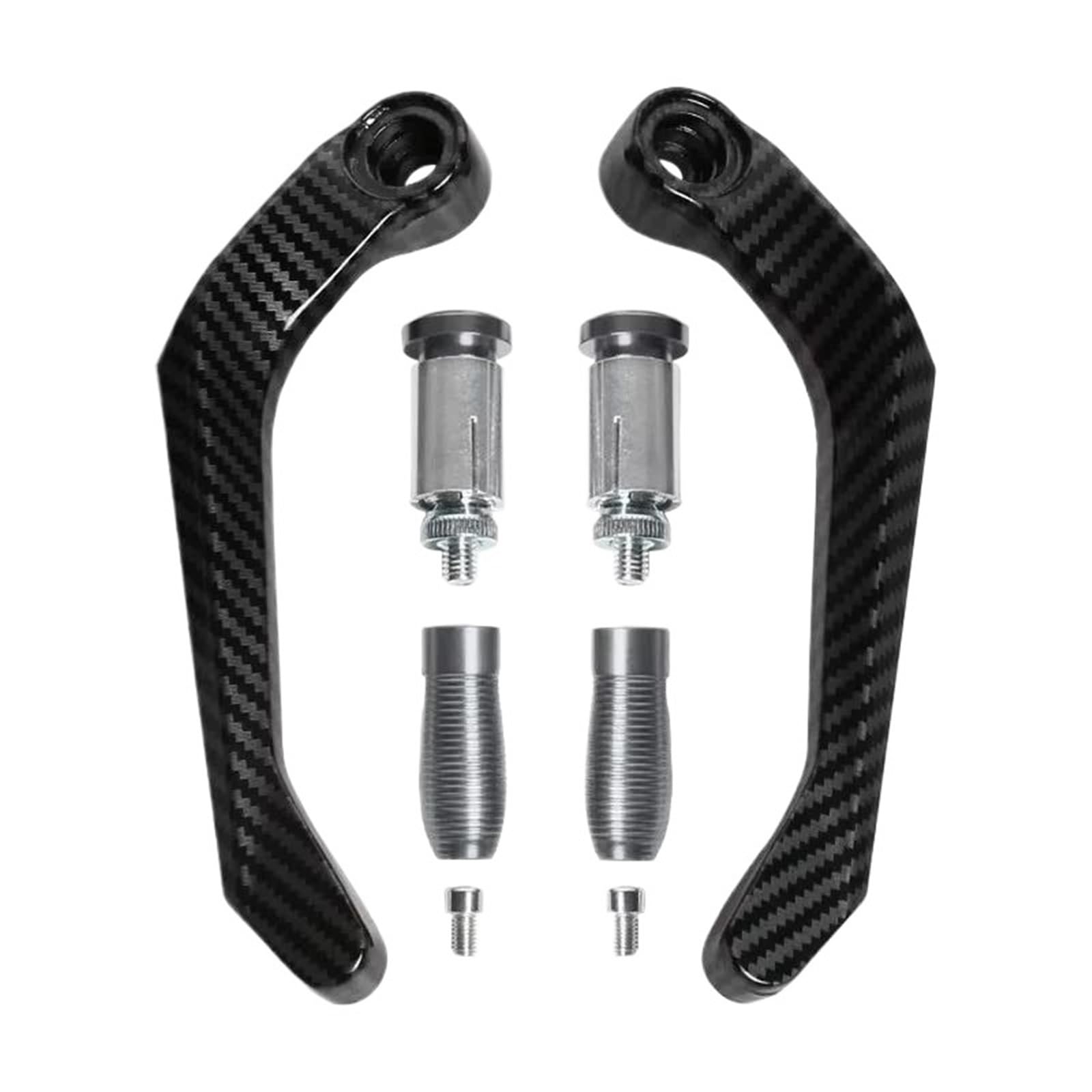HJTEDHE Universal Motorcycle Aluminum Handlebar Brake Clutch Lever Guard Protector Motorcycle Brake Clutch(Titanium)