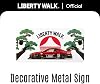 Letrero decorativo de metal Liberty Walk LBWK Skyline GT-R R34 para garage, decoración de pared JDM, placa de exhibición de cultura automotriz, regalo de tuning japonés 3