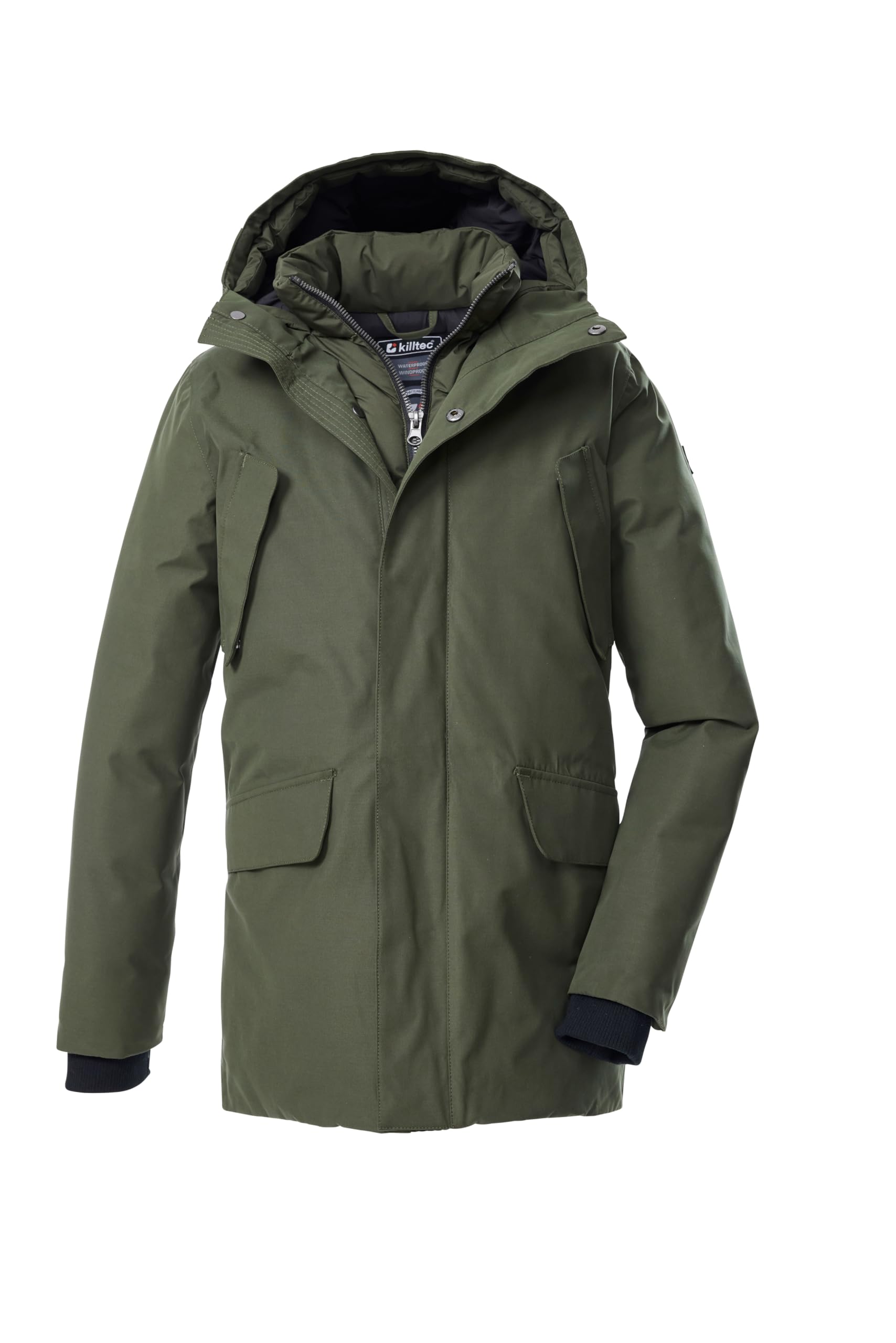 Killtec Kow 234 Bys Prk Parka funzionale/parka con cappuccio in look 2-in-1 Bambini e ragazzi