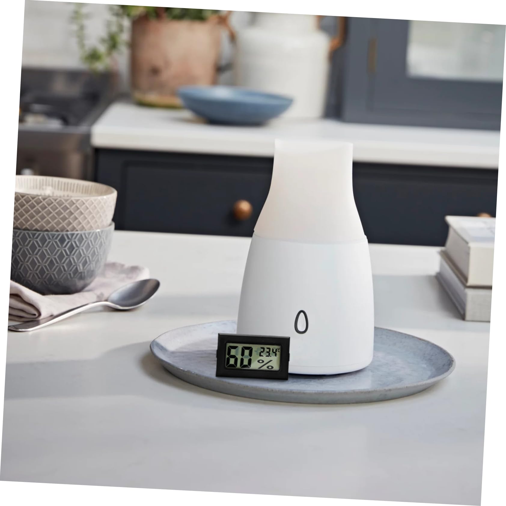 Amosfun 5 Ensembles Thermomètre Hygromètre Thermomètre Chambre Bébé Celsius ℃ Mini-thermomètre Petit Hygromètre Numérique Afficher Thermomètre Numérique D'intérieur Noir Abdos 3 Pièces * 5