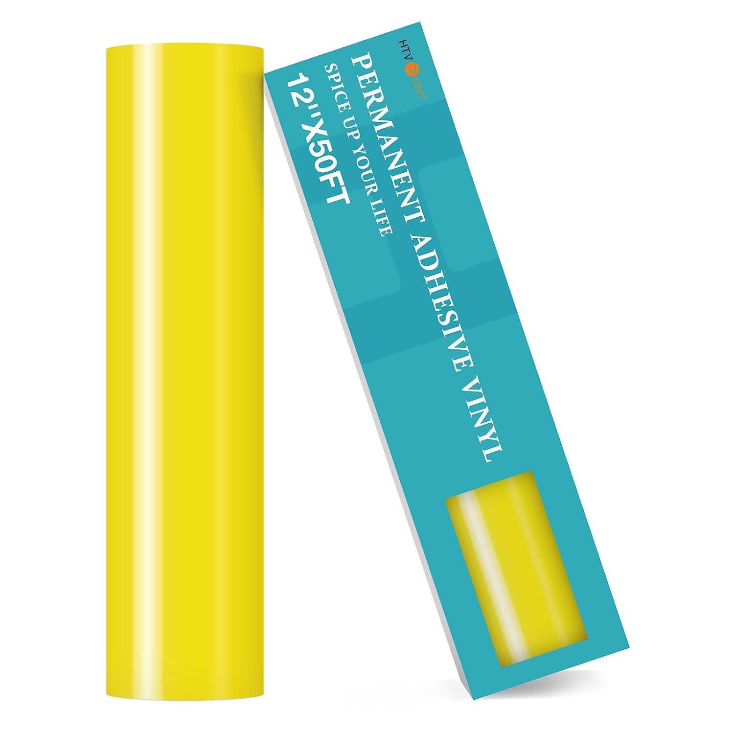 HTVRONT Royal Blue Permanent Vinyl Roll, 12" x 50 FT Glossy Adhesive Vinyl
