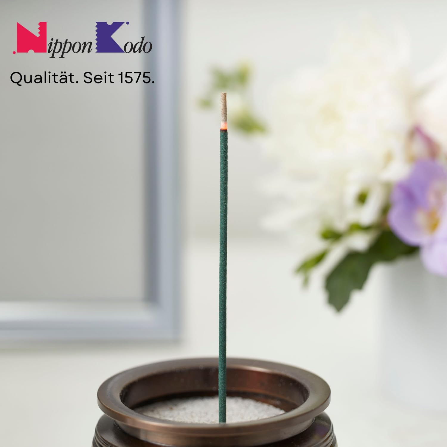 Morning Star Räucherstäbchen Set | Alle Düfte 17 x 50 Sticks | Japanische Räucherstäbchen Nippon Kodo ohne Holzkern für intensiven Duft, 850 Sticks mit Halterung