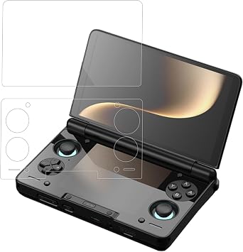 [1 Park] Screen Protector for AYN Thor, Tempered Glass Film&TPU Screen Protector for AYN Thor Anti-Scratch & Sensitive & 9H Hardness
