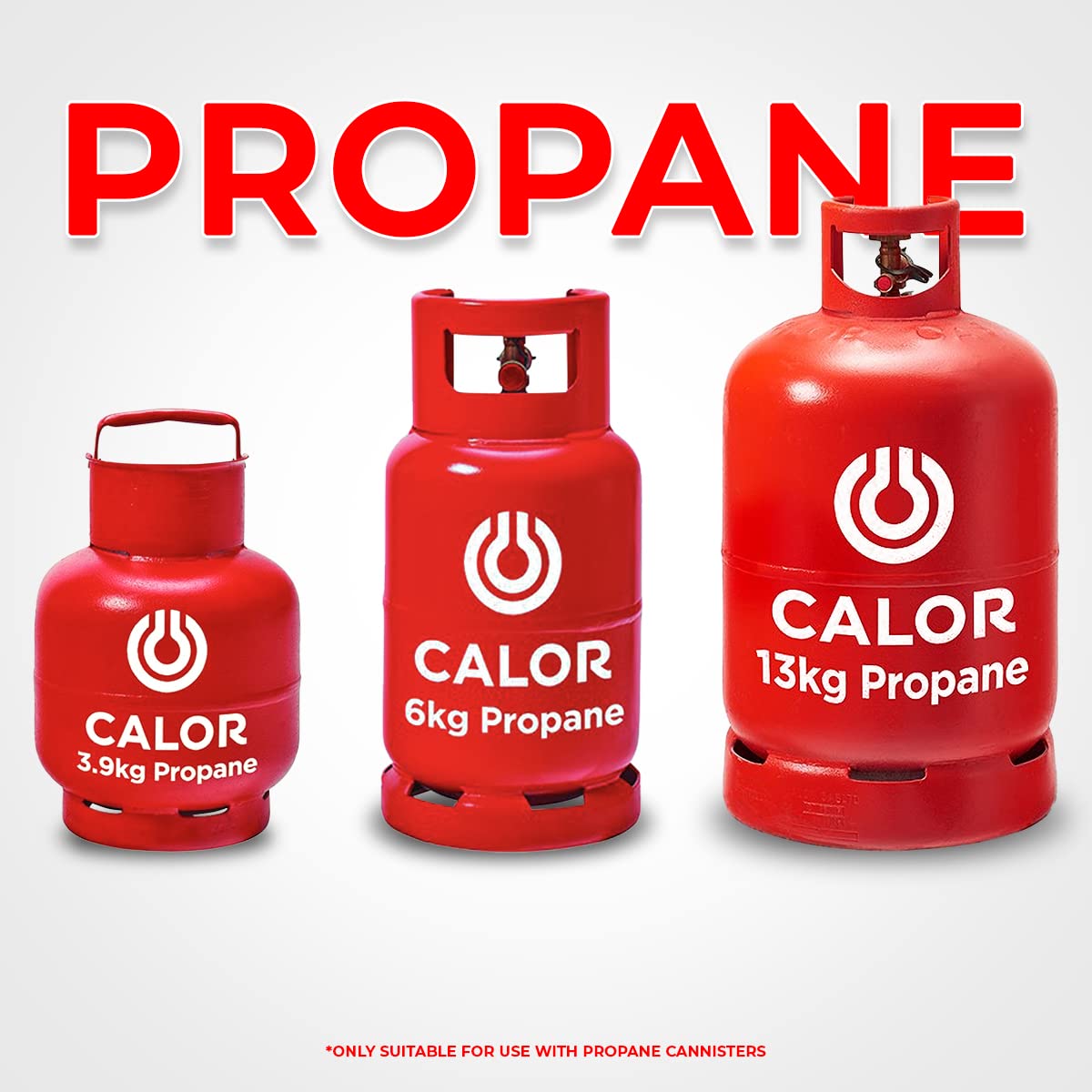 Chauffage à gaz portable 4,5 kW - Allumage piézo - Convient pour gaz Calor - Zone de chauffage 20-60 m² - Tuyau de 150 cm - Régulateur de pression 37 mbar - Chauffage autoportant au propane TOUGH