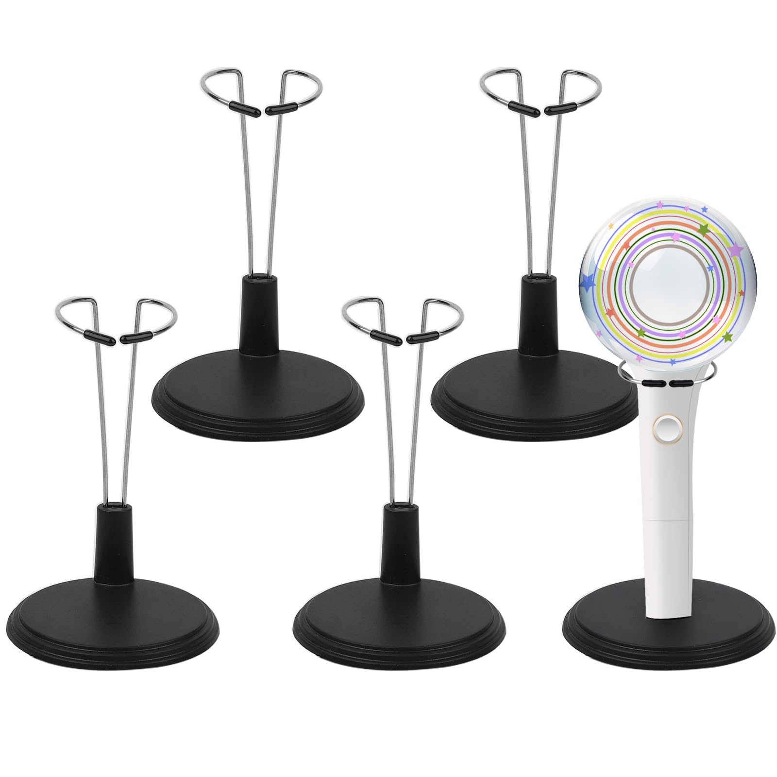 BOXOB 5 Soportes para Lightstick Kpop, Soporte para Lightstick Muñecas Compatible con la Mayoría de Marcas y Mini Muñecas