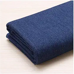 Algodão Jeans Fino E Leve, Tecido De Roupas De Boneca, Para Vestidos De Boneca, Jaquetas, Suprimentos De Costura, Em 6 Cores(Blue 5,0.5Mx1.45M(1.64x4.75ft))