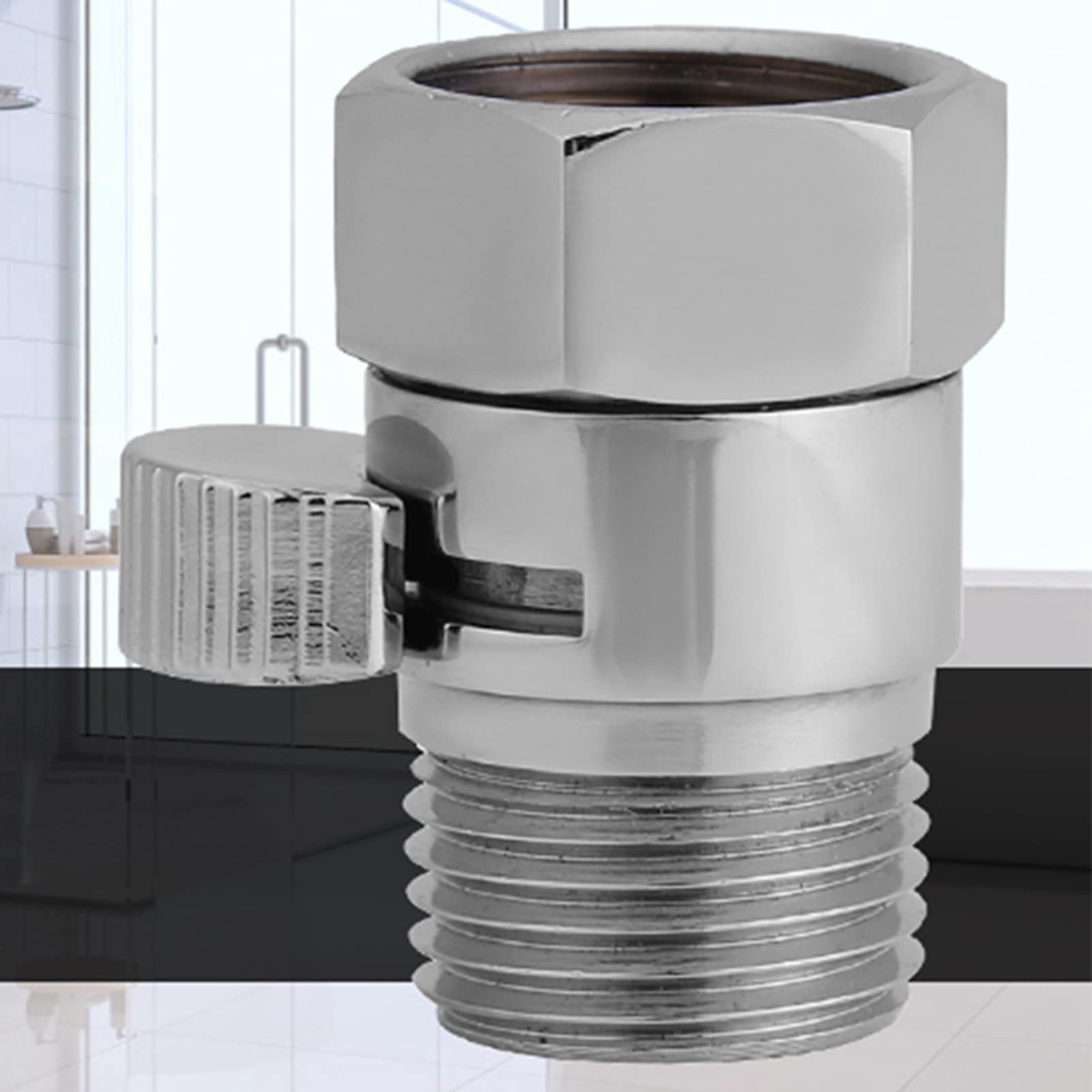 2 Valvole Di Intercettazione Per Doccia - 1/2 Pollice, Ottone Cromato, Con Guarnizioni - Foto 9