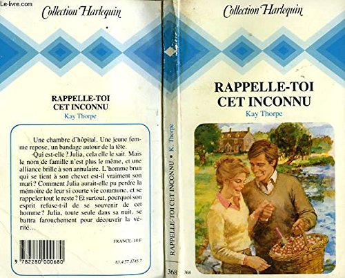 Rappelle-toi cet inconnu (Collection Harlequin) [French] 2280000687 Book Cover