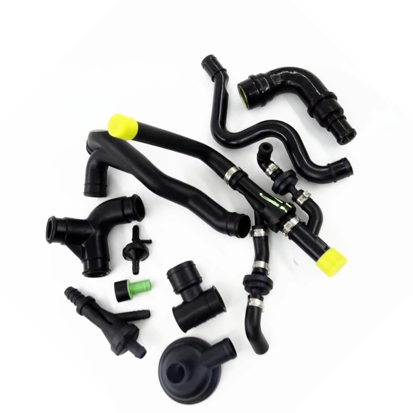 Tubo ventilación cárter Compatible con VW para Jetta 1999 2000 2001 2002 2003 para Bora 1999 2000 2001 2002 2003 2004 2005 Kit De Reparación De Ventilación del Cárter 06A103213AF