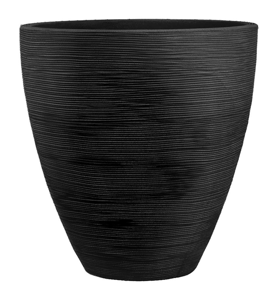 Dehner Plant Pot, Charcoal, 42 cm Höhe
