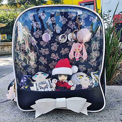 SteamedBun Ita Bag Backpack Bowknot Kawaii Candy Color Pins Display Backpack Bag - Thumbnail 2