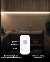 Aclorol USB LED szalag mozgásérzékelővel - 2m, semleges fehér, öntapadós, 5V COB, 18W, szabályozható fényerő, 8mm széles, lépcsőhöz, konyháb 3