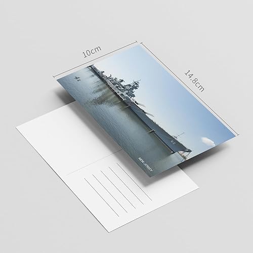 Miniatura 2 de Paquete de 20 postales de paisaje vintage de Estados Unidos de Nueva Jersey, postales de todo el mundo, tarjetas de felicitación para viajes del