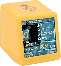 PUSOKEI Bitcoins Miner, 1,54 Zoll Smart Display Crypto Miner Lotterie-Mining-Gerät, 1060 KH/s BTC-Mining-Maschine mit Desktop-Uhrfunktion