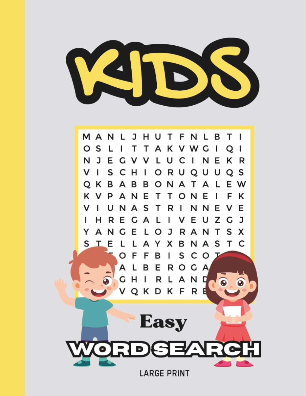 Kids Easy Word Search: 40 Easy Word Search Pages With Color And Pictures