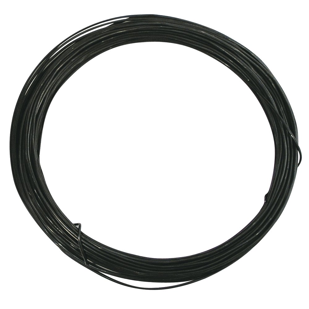 Rayher 2407500 Modelling Wire for Crafts, Floristry and Jewellery Making, Iron Craft Wire, Diameter 1.8mm, 50m, black