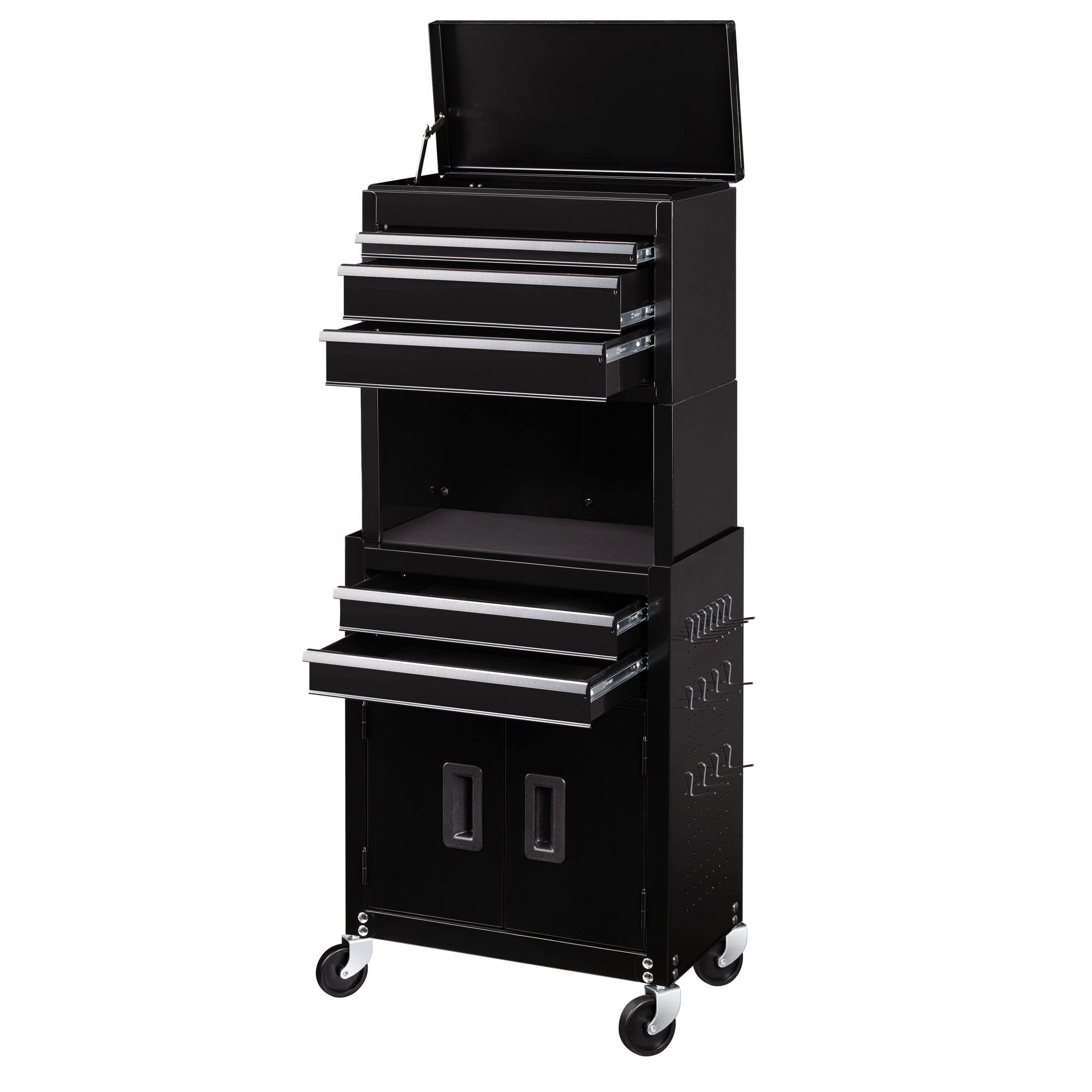 Buy 20in 5Drawer Rolling Tool Chest & Combo with Riser