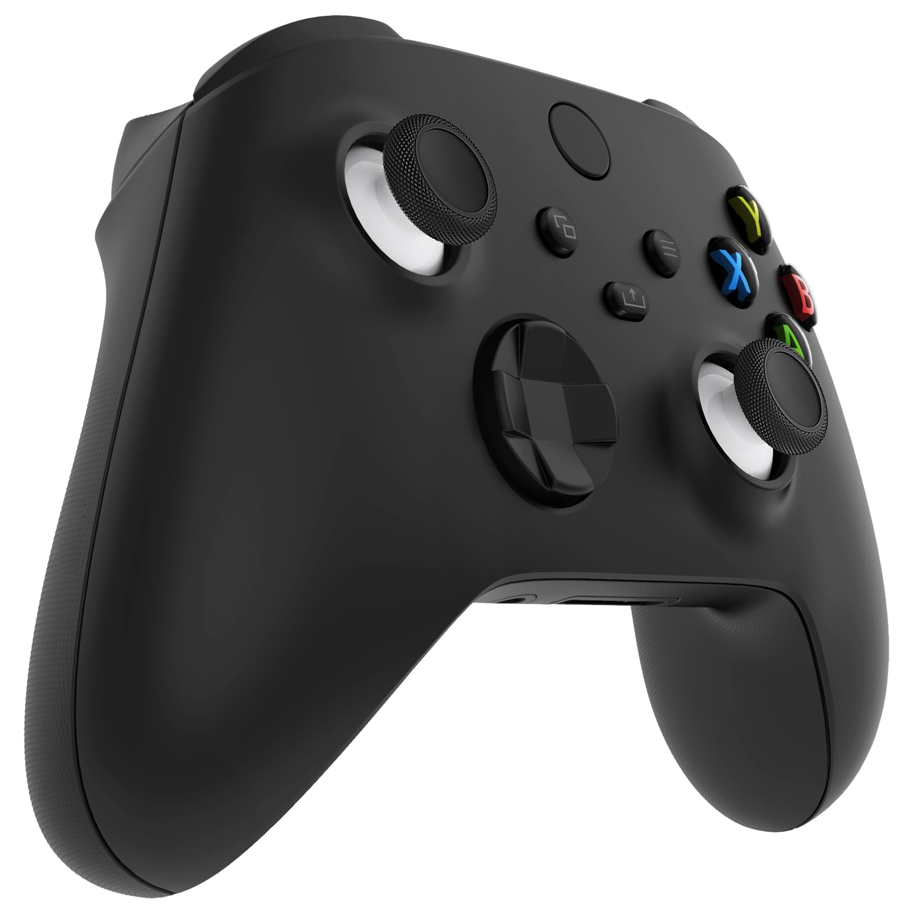eXtremeRate Replacement Thumbsticks for Xbox Core Wireless Controller, Joysticks Repair Kit for Xbox Series X/S Controller, Custom Analog Stick Buttons for Xbox One S/X/Elite - Robot White & Black — view 5