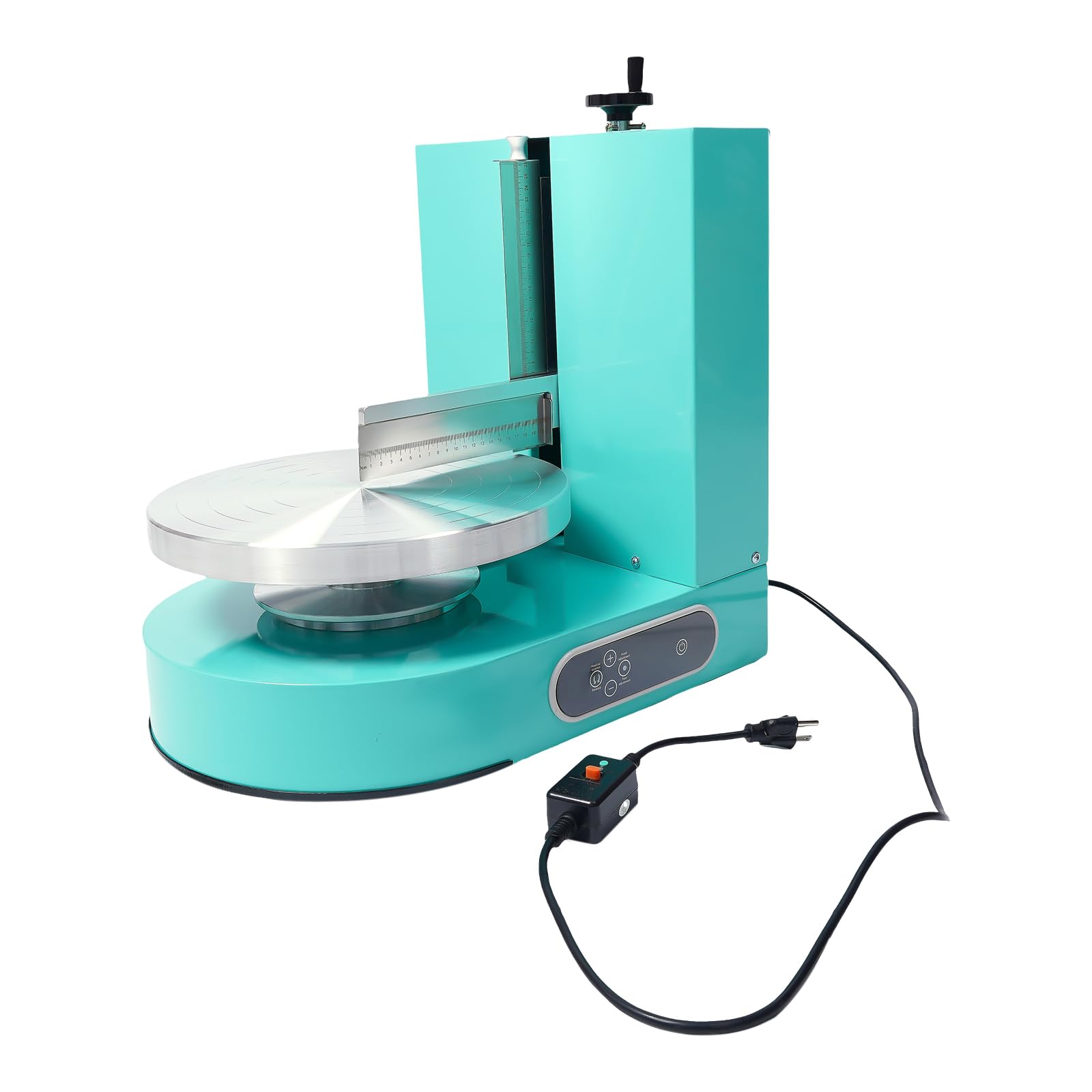 Cake Icing Machine Birthday Cake Smoothing Coating Machine Cake Cream Spreading Machine for 4-12inch Cake Butter Cream Spreading Machine (Green)