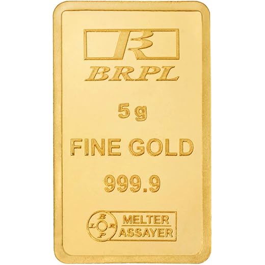 Bangalore Refinery 24k Gold Bar 5 gm