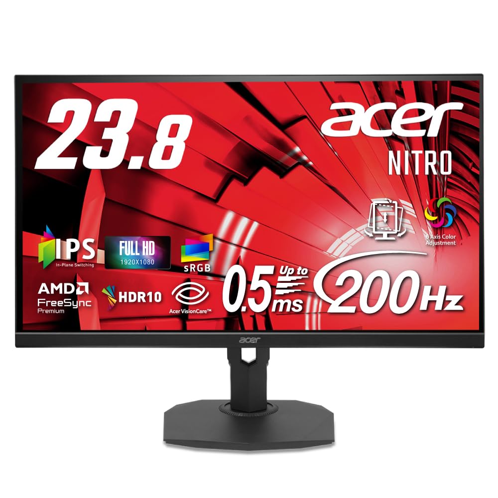 Amazon.co.jp: Acer 23.8インチ フルHD IPS 非光沢 エルゴスタンド