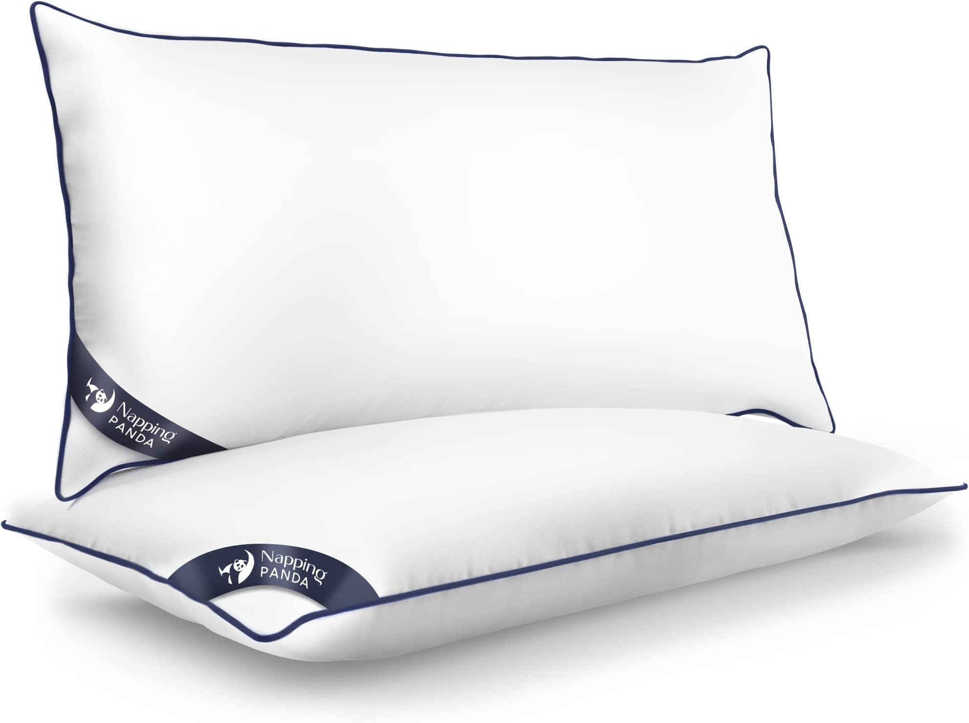 Softimi Lot De 2 Oreillers 70x70 Cm - Hypoallergénique, Anti-acariens - Rembourrage Réglable - Microfibre Douce - Certifié Oeko-Tex
