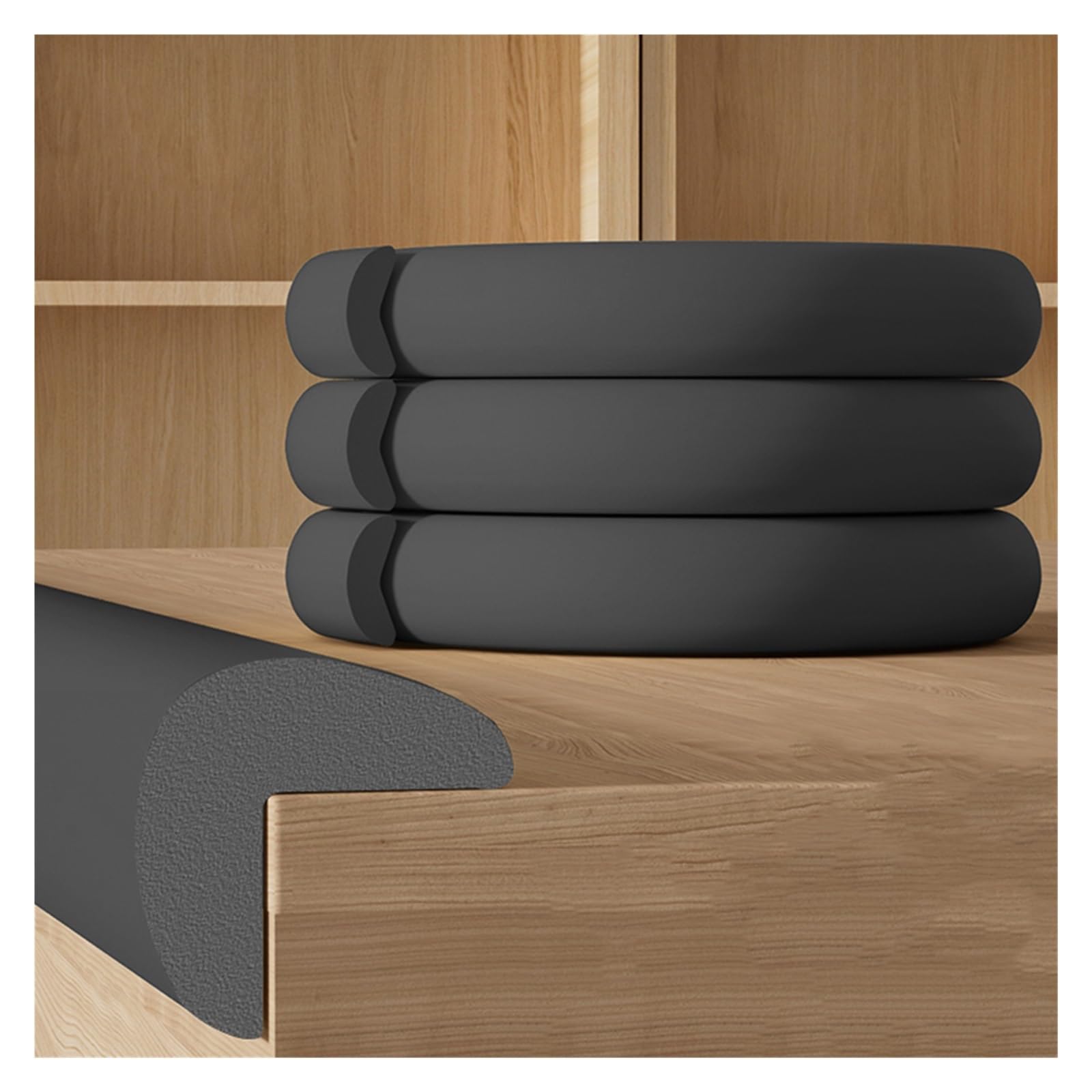 Self-Adhesive Foam Bumper Guard for Furniture Anti-Collision, Safety Edge Protection Strip to Prevent Damage and Injuries