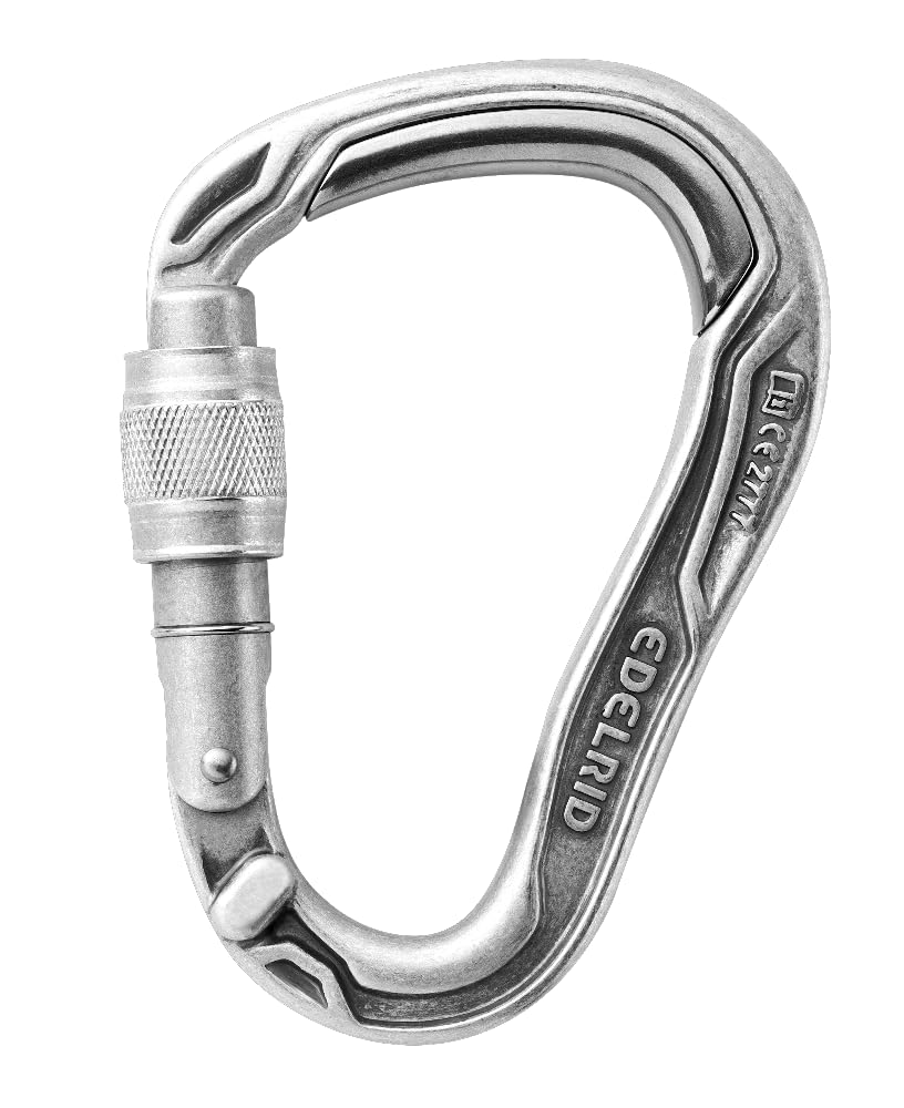 EDELRID HMS Bulletproof Screw Eco karabińczyk dla dorosłych, rozmiar uniwersalny