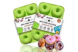 Silicone Donut Pan: Perfect for Homemade Donuts, Muffins, and More!