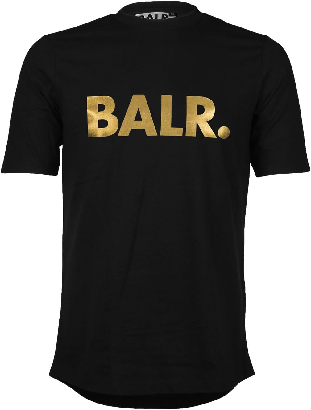 BALR Brand Shirt Black and Gold
