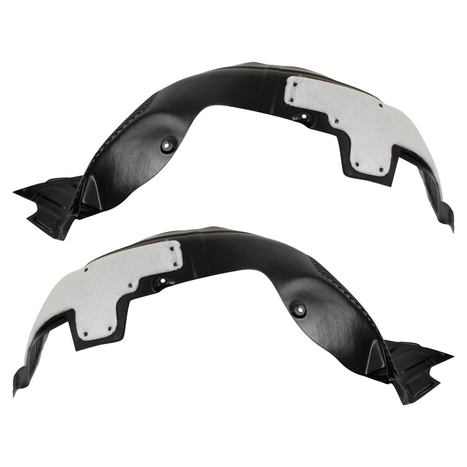 TRQ Front Inner Fender Liner Set | For 2014-2016 Kia Forte Forte5 KI1248122 KI1249122