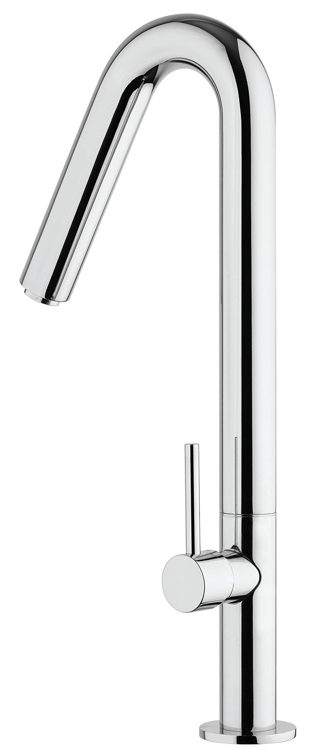 Paini – Rubinetto Miscelatore Monocomando Cucina, Lavello, Cromato, Canna alta, Design moderno, interamente prodotto e lavorato in Italia