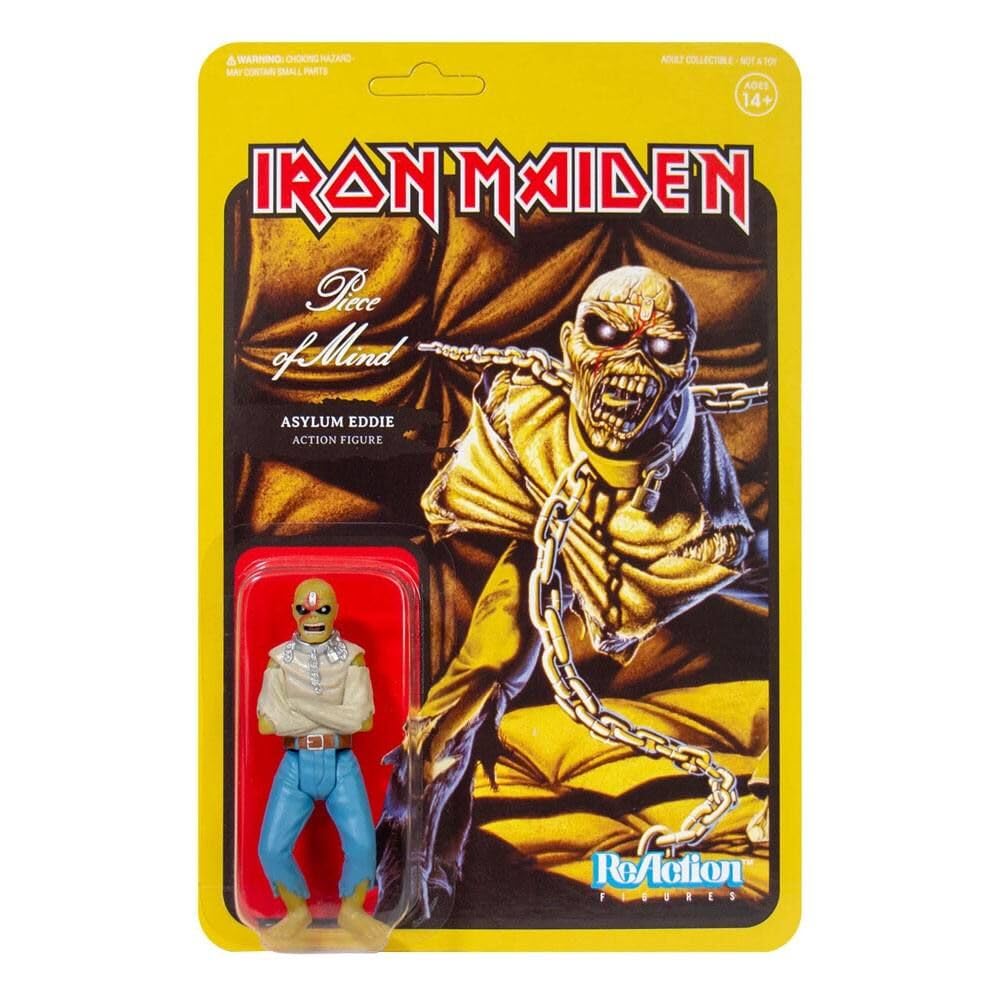Amazon.com: Super7 Iron Maiden: Piece of Mind Asylum Eddie