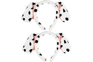 Dalmatian Dog Ears Headband for Fun and Cosplay