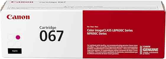 Amazon.com: Canon Genuine 067 Magenta Toner Cartridge