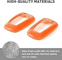 Vista 3 de para Ford Bronco/Sport Carcasa de Llavero, Funda Protectora de Llaves Compatible con Ford Bronco/Sport 2021 2022 2023 (ABS, Naranja)