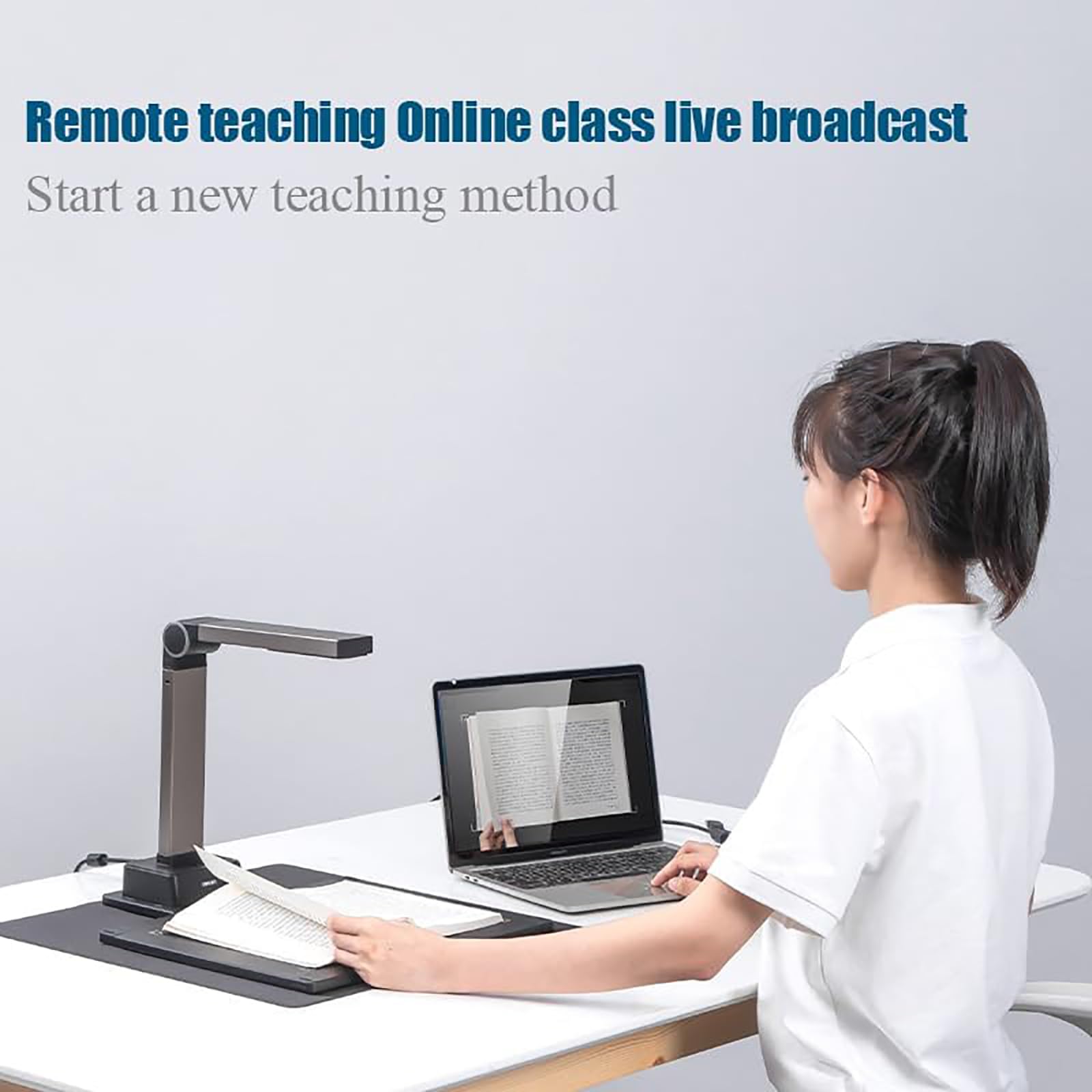 スキャナー コンパクト USB書画カメラ A4 LEDライト リモート　学習 スキャナー コンパクト USB書画カメラ A4 LEDライト リモート 学習