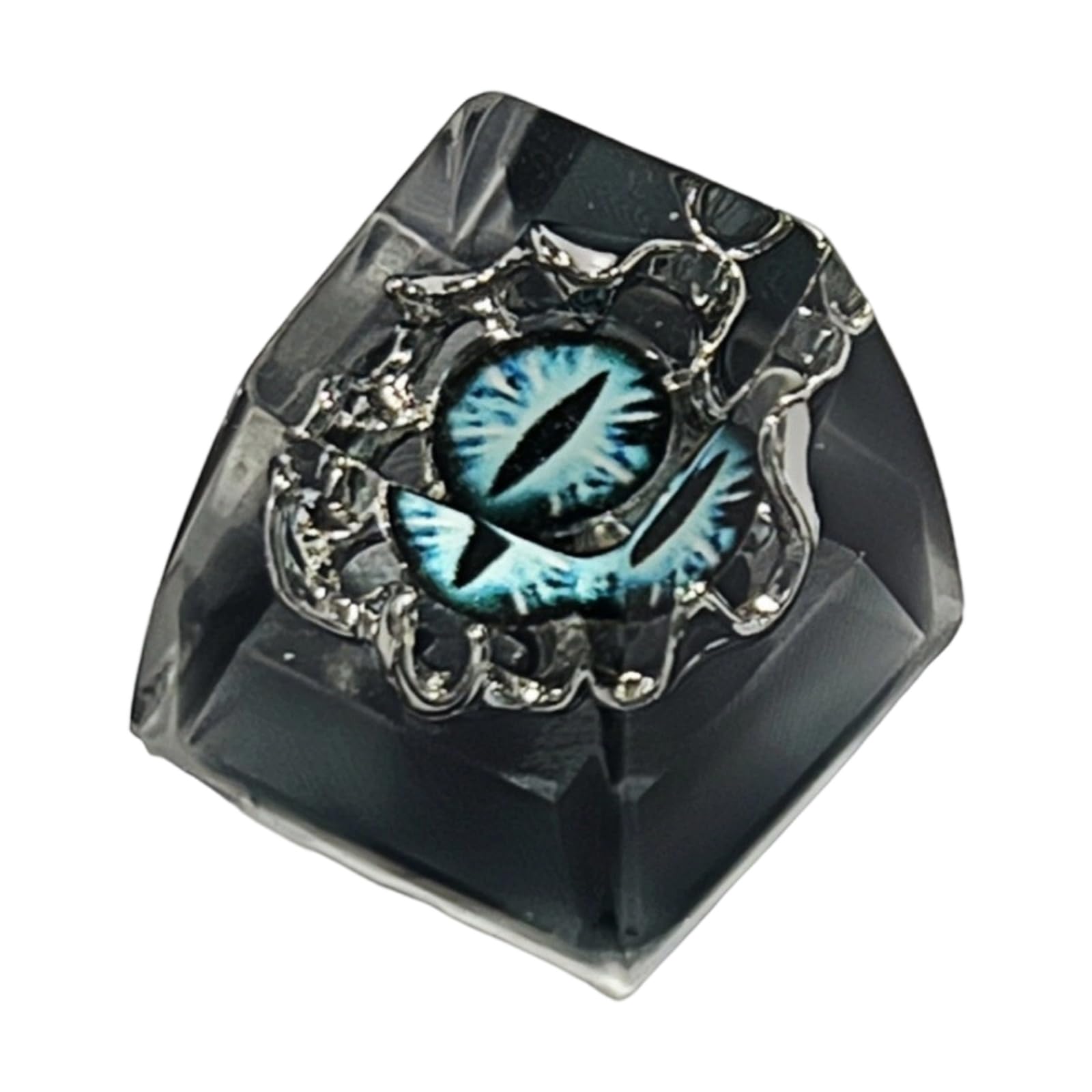 Maxtonser Resin Mechanical Keypad Keycap Cartoon Eye Pattern Height Translucent Keycap for Mechanical Accessories