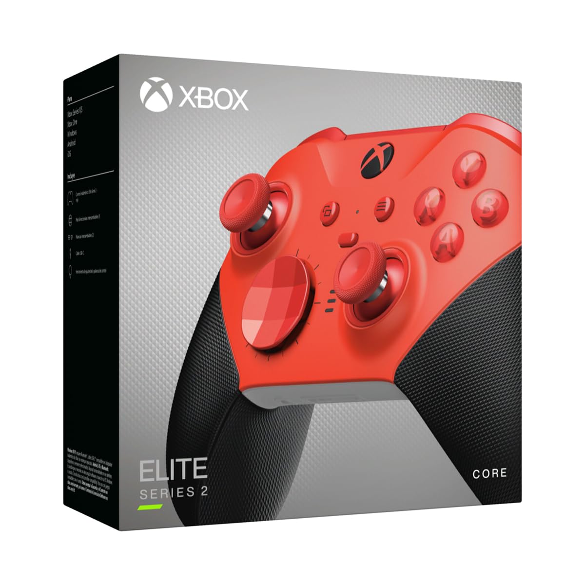 Xbox Eliteコントローラー シリーズ 2 Core レッド Microsoft Controle Xbox Elite Series 2 Core Vermelho Sem Fio