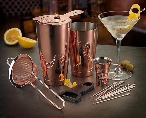 Miniatura 3 de Barfly Kit de cóctel, Martini agitado, cobre
