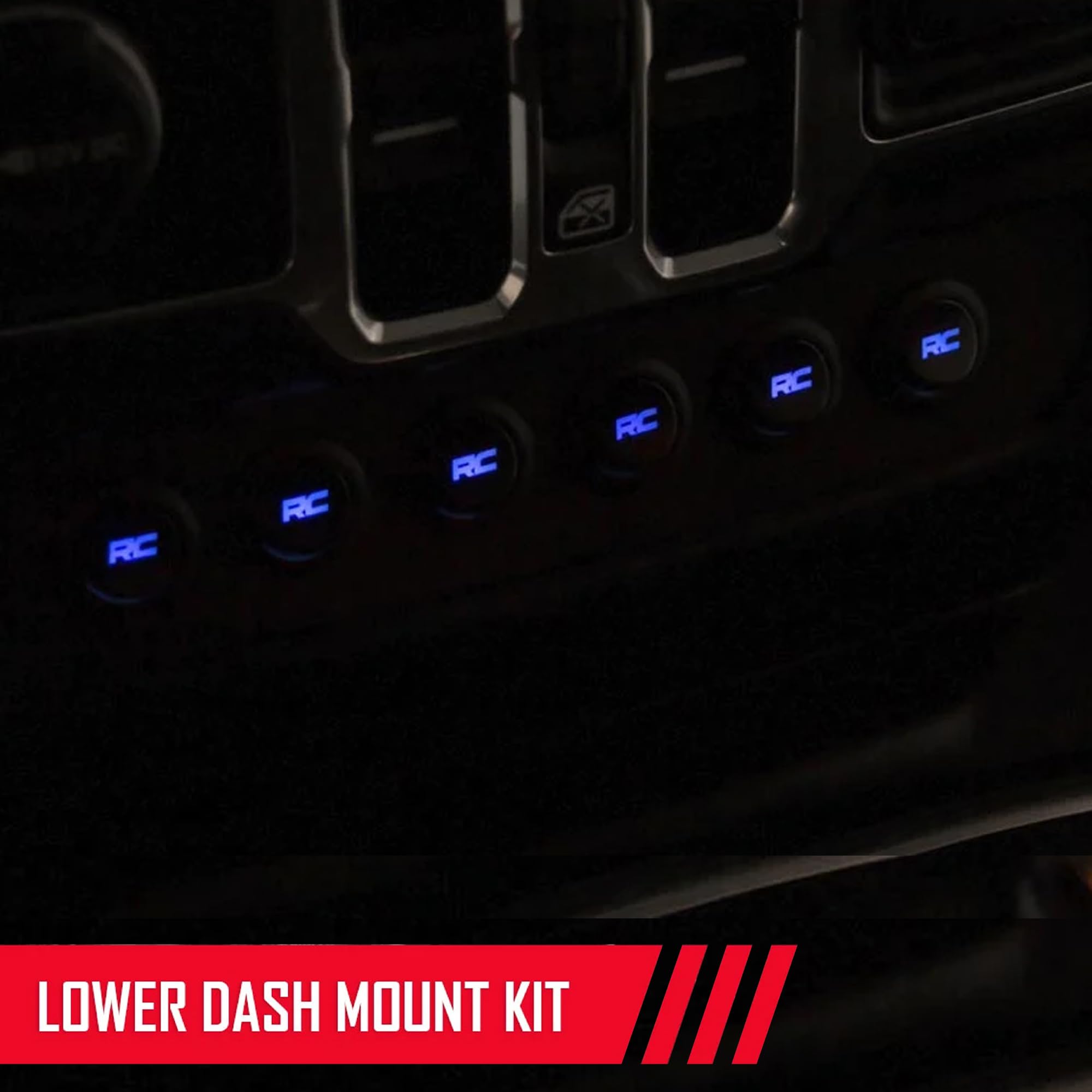 Rough Country MLC-6 Jeep Wrangler JL/Gladiator JT 2018-2020, czarny