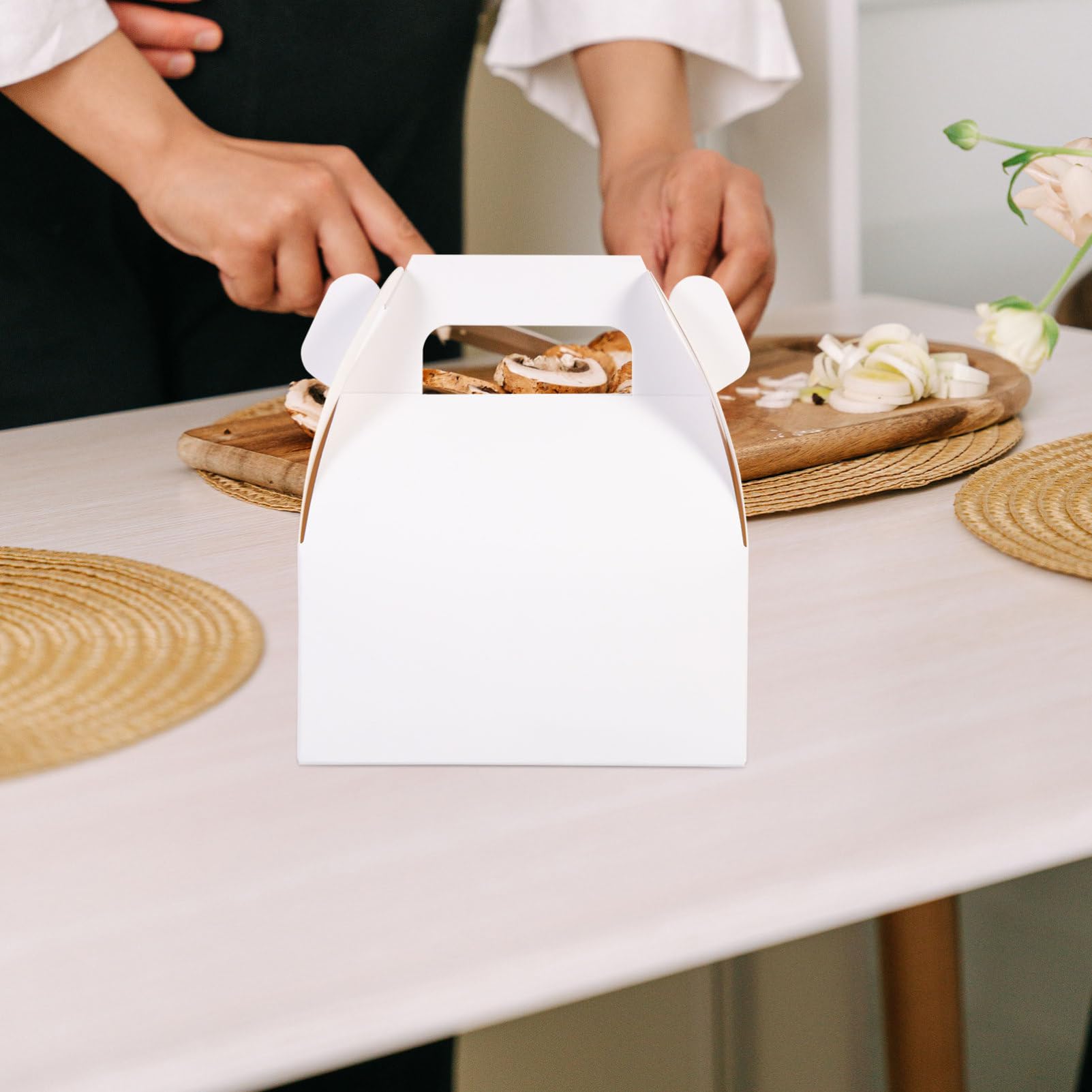 AOKWAWALIY Cupcake-Becher Cupcakes Kraftpapier-Boxe Produktbild-Vorschau 4