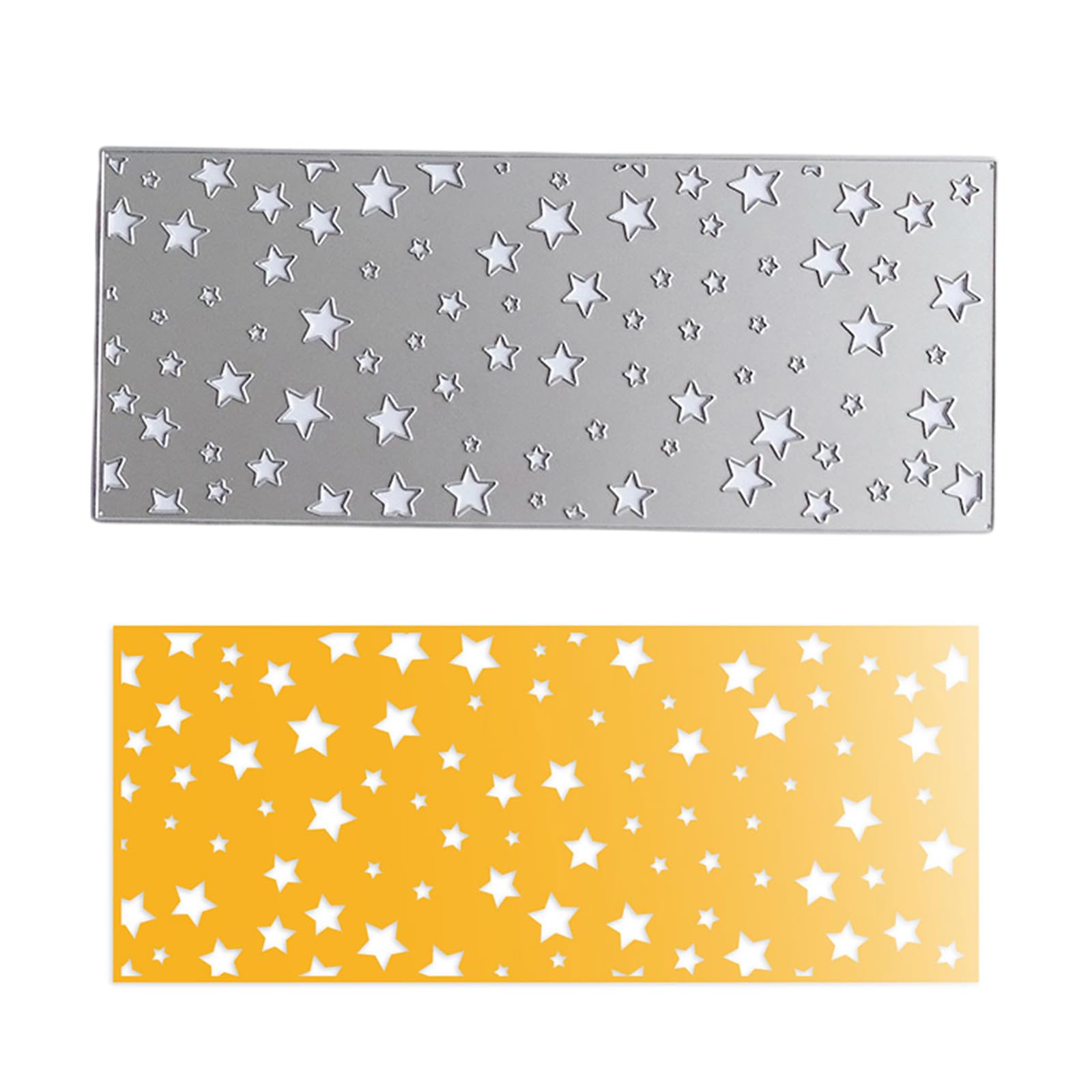 Tsophreniq Metal Cutting Dies Star Background Die Cut Templates Molds Embossing Stencils for Album Scrapbooking Paper Decoration Star Background Die Cut