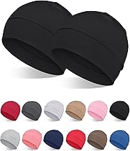 FocusCare Lot de 2/4 Bonnets 100% Viscose pour Homme et Femme, Doublure de Casque, Bonnet de Couchage léger pour chimiothérapie Perte de Cheveux