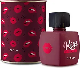 Perfume Deo Colônia Kiss You More Lata Feminino 100ml Ciclo