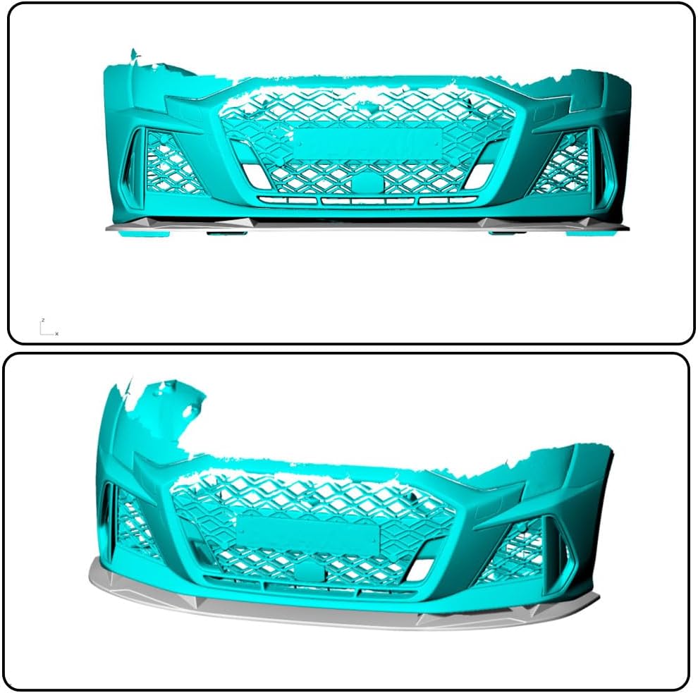 Dry Carbon Fiber Front Bumper Lip Compatible with Audi RS3 2025-2026 8.5Y Base Sedan 4-Door Front Chin Spoiler Splitter Protector