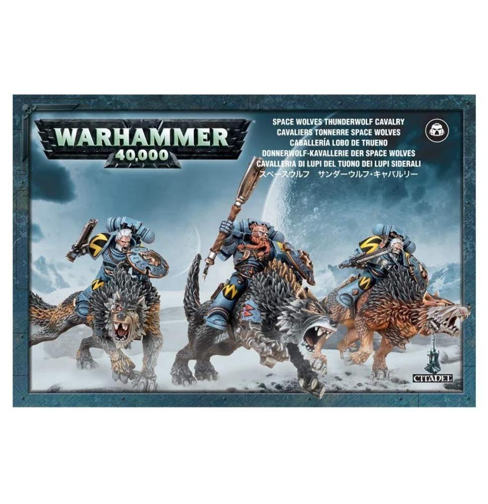 Games Workshop Warhammer+40k+-+Space+Wolf+Thunderwolf+Cavalry