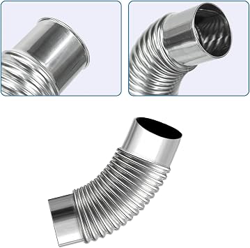 Eagles 2.36-Inch Stove Pipe Elbow 45 Degree for Camping Wood Stove,2 Pack