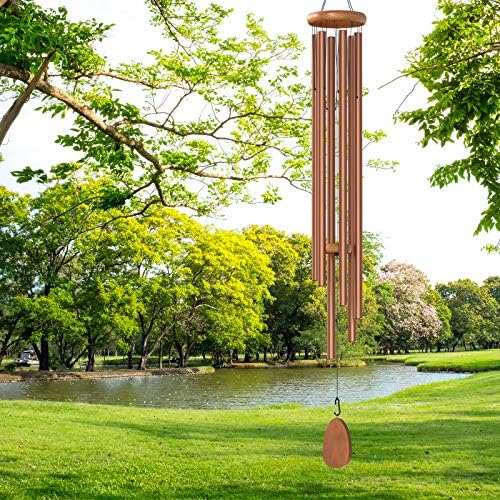 Extra Large 58" Bronze Wind Chimes for Outside Deep Tone, Big Wind Chime Outdoor Clearance,Church Wind Chimes,Perfect as a Gift for Your Garden,Yard,Patio and Lawn