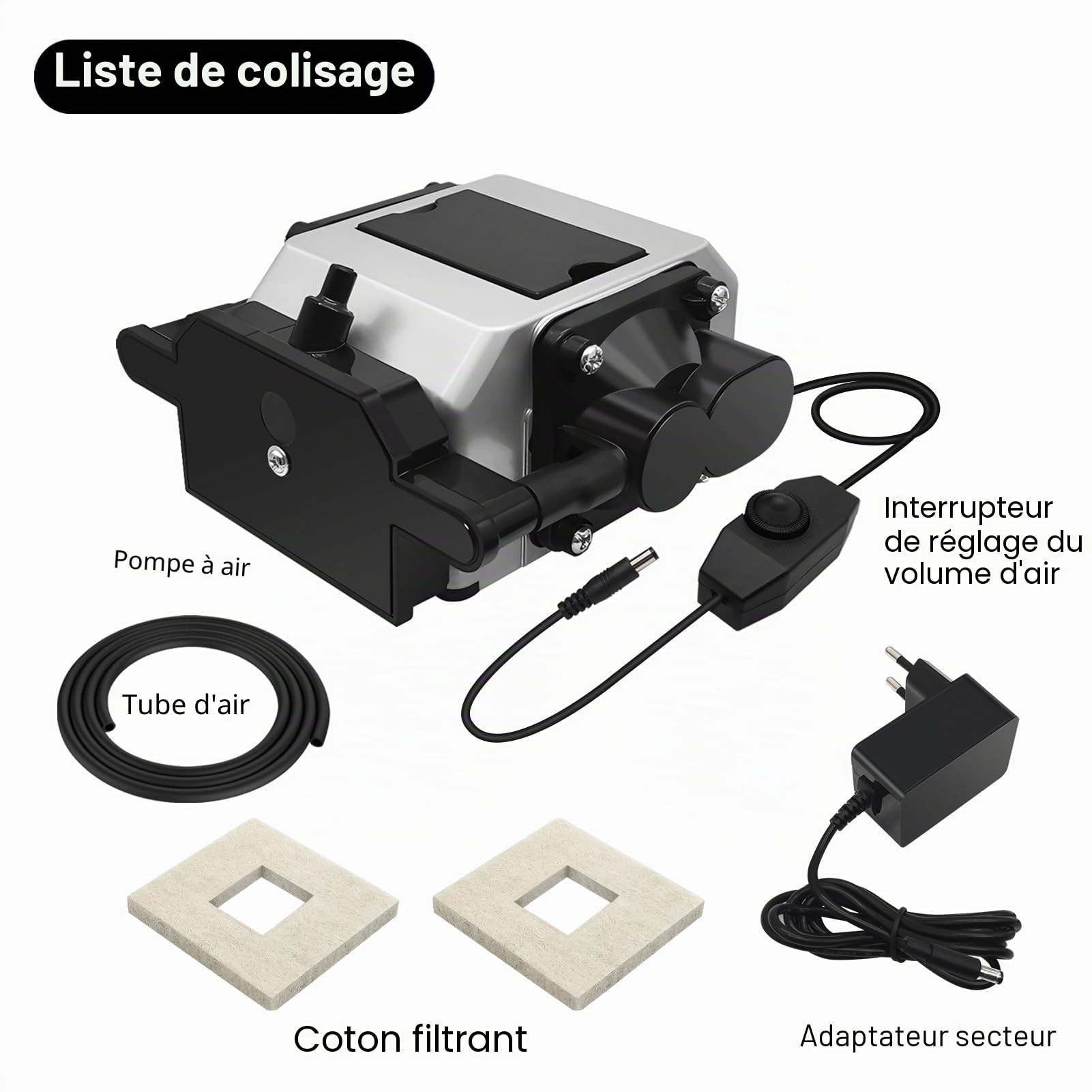 LASER TREE Air Assist, pompe à air pour découpeur et graveur laser, débit d'air réglable 10-30 L/Min pour la découpe et la gravure laser, coupe nette des bords lisses, 220V